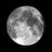 Moon age: 17 days, 22 hours, 15 minutes,85%