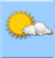 Partly cloudy throughout the day